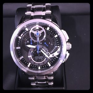 NWOT Citizens Eco-Drive Top Shelf Titanium Watch